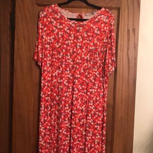 asos curve tea length midi dress